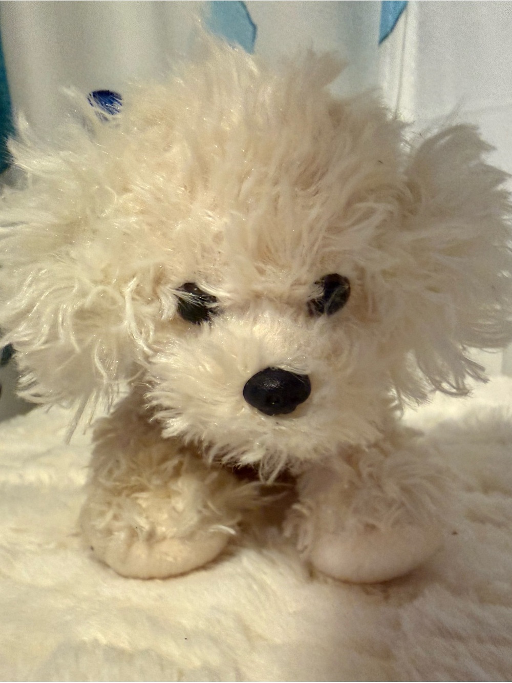 TY Beanie Babies 2.0 Rascal Puppy Plush 2007 White Dog 6”